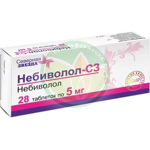 Небиволол-сз таблетки 5мг №28 купить в Крымском районе