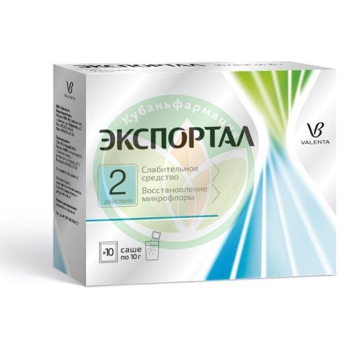 Экспортал порошок для приготовления раствора для приема внутрь 10г №10 купить в Сочи
