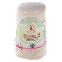 Медитек бинт медицинский эластичный вр 10х350см застежка