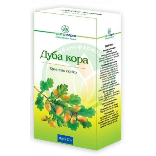 Дуба кора измельченная 50г купить в Щербиновском районе