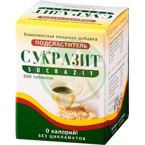 Сукразит подсластитель таблетки №300 заменитель сахара купить в Апшеронске