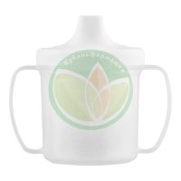 Лубби джаст кружка-поильник 180мл с ручками тверд. носик 6мес +  /арт.13971/