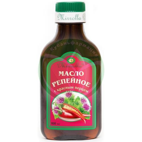 Мирролла репейное масло для волос 100мл красный перец купить в Щербиновском районе