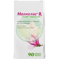 Магнелис в6 таблетки покрытые пленочной оболочкой 48мг + 5мг №90