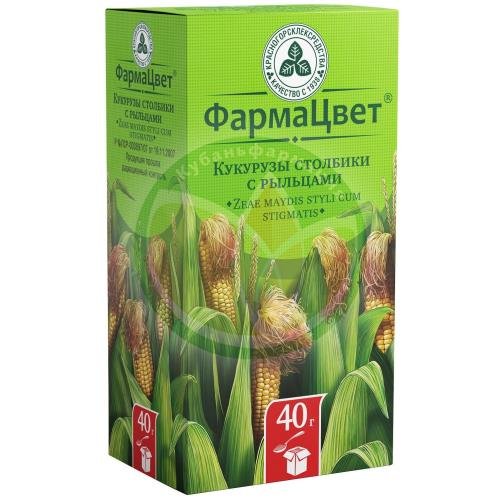 Кукурузы столбики с рыльцами сырье растительное измельченное 40г купить в Щербиновском районе