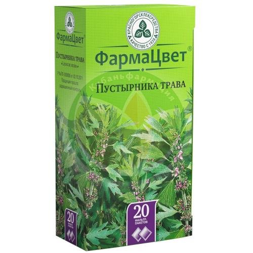 Пустырника трава порошок и гранулы прессованные 1,5г №20 купить в Крыловском районе
