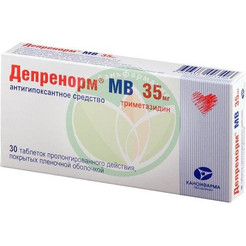 Депренорм мв таблетки пролонгированного действия покрытые пленочной оболочкой 35мг №30 купить в Сочи
