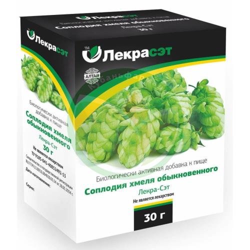 Хмель соплодия 30г. чайн. напиток бад /лекра-сэт/ купить в Темрюкском районе Хмель соплодия 30г. чайн. напиток бад /лекра-сэт/ купить в Темрюкском районе