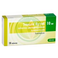 Элицея ку-таб таблетки диспергируемые в полости рта 10мг №28