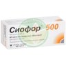 Сиофор 500 таблетки покрытые пленочной оболочкой 500мг №60