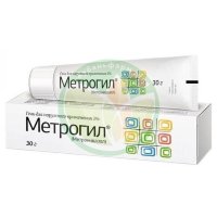 Метрогил гель для наружного применения 1% 30г