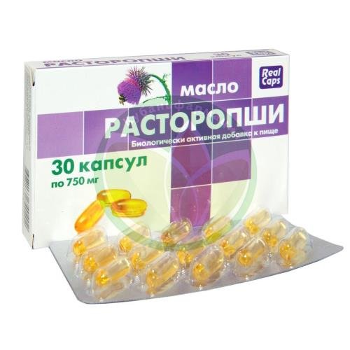 Реалкапс расторопши масло капсулы 750мг №30 купить в Сочи