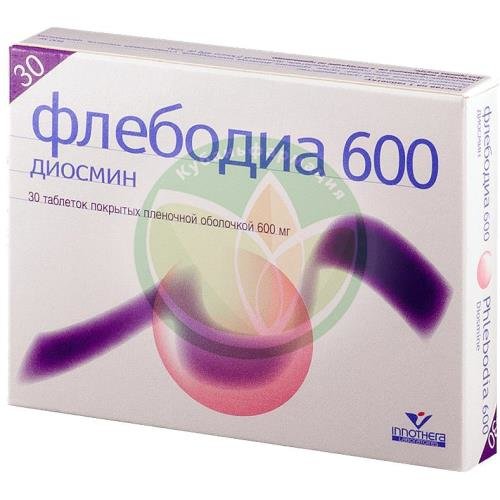 Флебодиа 600 таблетки покрытые пленочной оболочкой 600мг №30 купить в Ейске