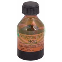 Йод раствор для наружного применения спиртовой 5% 25мл