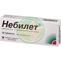 Небилет таблетки 5мг №28