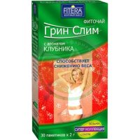 Грин слим фиточай 2г №30 клубника