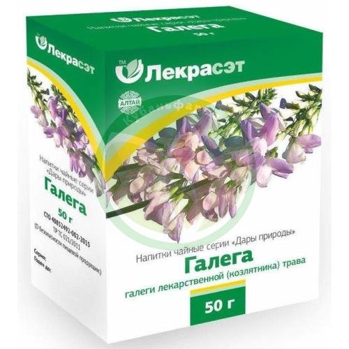 Дары природы галега (козлятник) трава 50г. чайн. напиток /лекра-сэт/ купить в Брюховецком районе