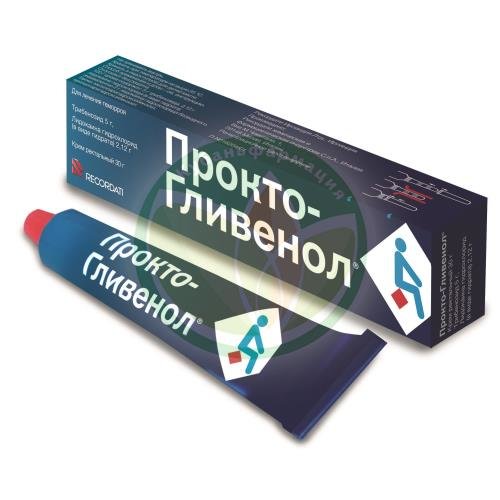 Прокто-гливенол крем ректальный 30г в комплекте: наконечник полиэтиленовый и крышка-насадка купить в Краснодаре
