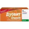 Дуовит таблетки покрытые оболочкой №40 /таблетки 2-х видов - в 1 блистере витамины (красные)-5 шт. +  минералы (голубые)-5 шт./
