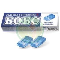 Бобс леденцовая карамель 3,5г №10 со вкусом ментола ледяная свежесть