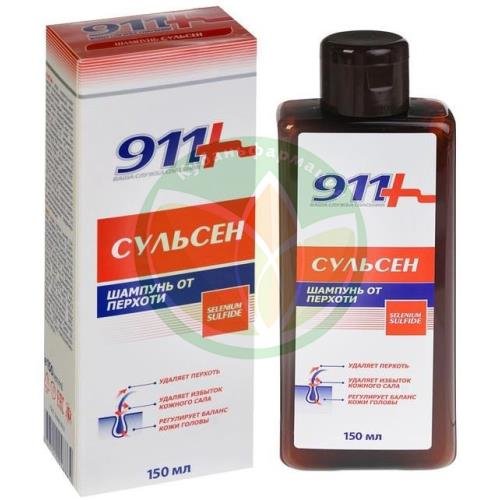 911 ваша служба спасения шампунь против перхоти 150мл сульсен купить в Сочи