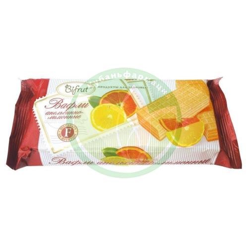 Бифрут вафли апельсин + лимон на фруктозе 60г. купить в Сочи