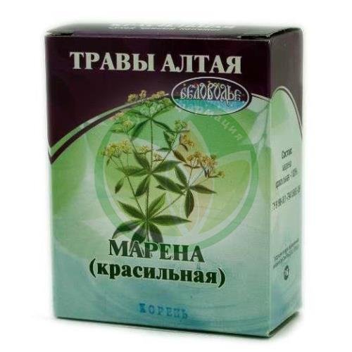 Марены красильной корни и корневища 50г. (бад) чайн.напиток /беловодье/ купить в Сочи