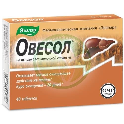 Эвалар овесол таблетки №40 купить в Крымском районе