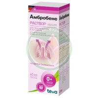 Амбробене раствор для приема внутрь и ингаляций 7,5мг/мл 40мл /в комплекте со стаканчиком мерным/