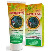 Новые тайны золотого уса крем снадобье 75мл п/пяточ шпоре чеснок + масло гвоздики + золот ус