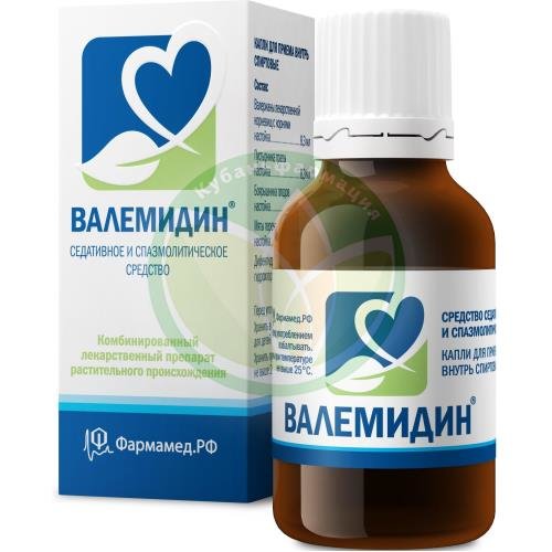Валемидин капли для приема внутрь спиртовые 25мл купить в Ейске