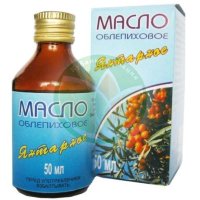 Облепиховое  масло для приема внутрь местного и наружного применения 50мл