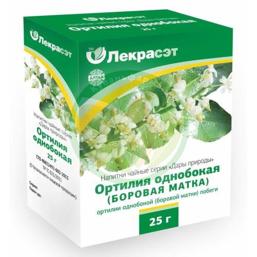 Дары природы ортилия однобок. (боровая матка) 25г. чайн. напиток /лекра-сэт/ купить в Сочи