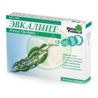 Эвкалипт натур продукт пастилки 2,5г №12 (бад)