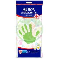 Аура антибактериал салфетки влажные №20 ромашка