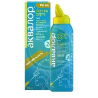 Аквалор экстра форте средство для промывания полости носа 150мл алоэ вера  + римская ромашка