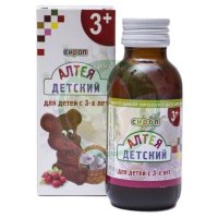 Алтея сироп раствор 100мл детский 3 +