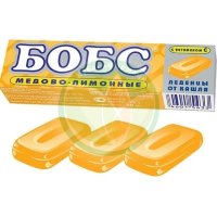 Бобс леденцы от кашля №10 (35г) мед + лимон