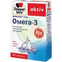 Доппельгерц актив омега-3 капсулы 800мг №30