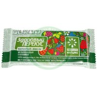 Здоровый перекус батончик клубника 55/60г.