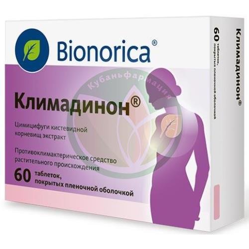 Климадинон таблетки покрытые пленочной оболочкой №60 купить в Сочи