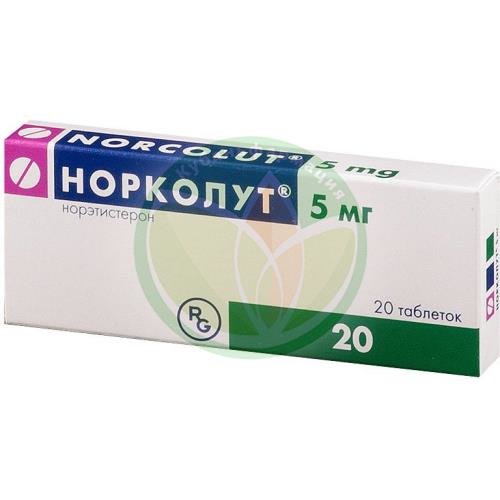 Норколут таблетки 5мг №20 купить в Кавказском районе