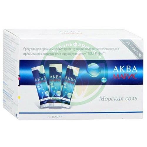 Аква марис средство для промывания носа 2.97г №30 морская соль купить в Краснодаре