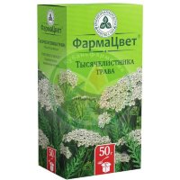 Тысячелистника трава сырье растительное измельченное 50г