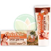 Овисолио овечье масло крем д/рук молоко + мед 70г. [ovisolio]