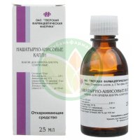 Нашатырно-анисовые капли раствор для приема внутрь 25мл