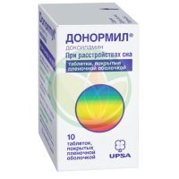 Донормил таблетки покрытые пленочной оболочкой 15мг №10