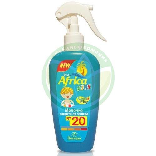 Флоресан африка кидс молочко 200мл защита от солнца spf20 (ф-407) купить в Туапсинском районе