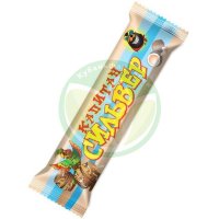 Капитан сильвер батончик 50г кокос + сгущенка в шокол глазури