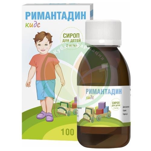 Римантадин кидс сироп 2мг/мл 100мл /в комплекте с ложкой мерной/ купить в Щербиновском районе